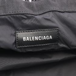 BALENCIAGA 24 7 MEDIUM Tote Bag Denim Nylon Women's Black 7918092A71069