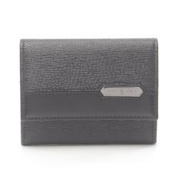 BVLGARI Wallet/Coin Case Leather Wallet Men's Black 282856BLK