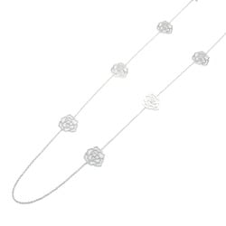 Piaget Rose Long Necklace K18WG (White Gold) Diamond Women's Clear