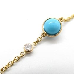 Piaget Possession Bracelet, K18PG (pink gold), diamond, turquoise, ladies, blue