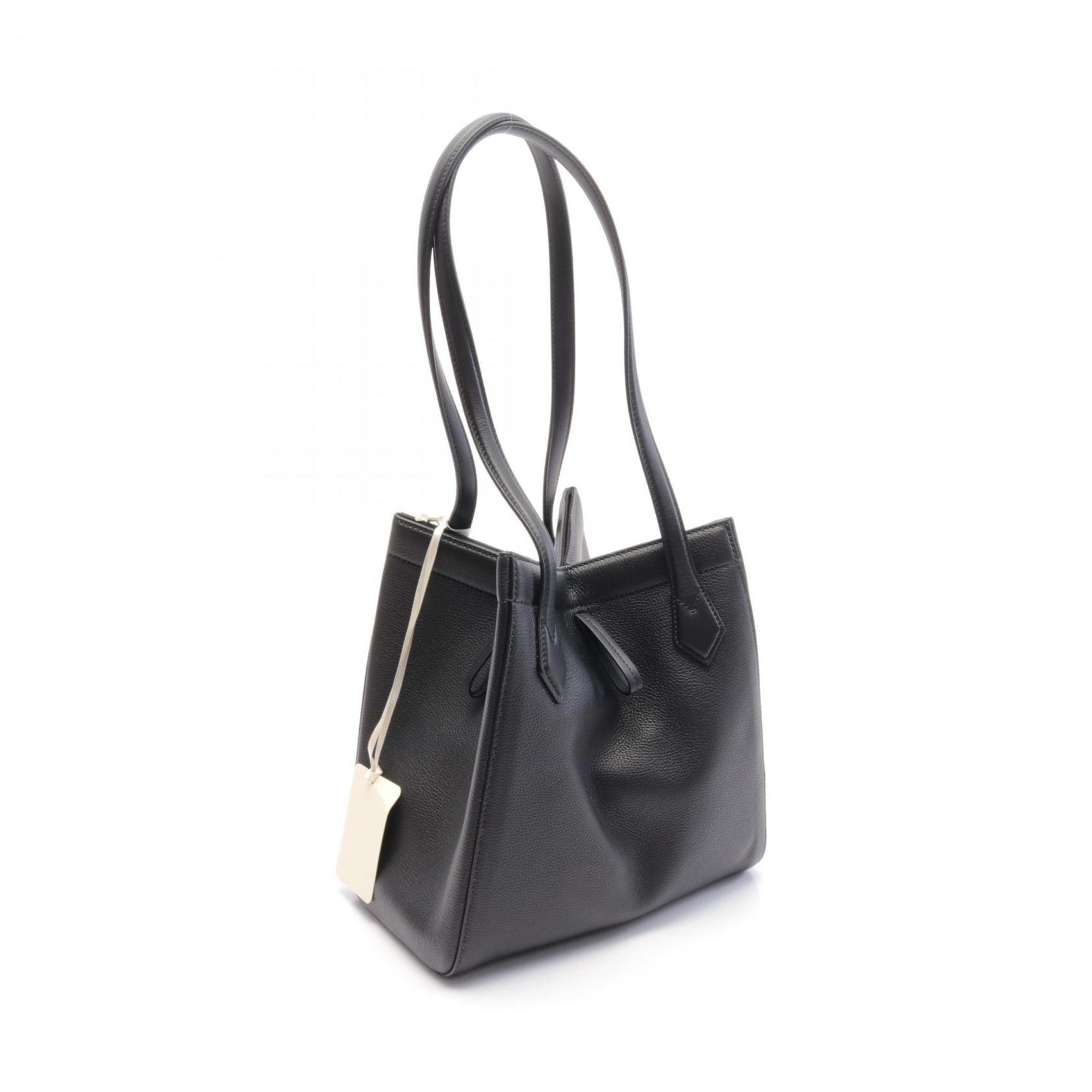 FENDI ORIGAMI MEDIUM Tote Bag Leather Women's Black 8BH414APZAF0KUR