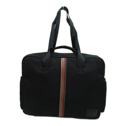 Paul Smith Boston Bag, Polyamide Leather, Men's, Women's, Black, 746779