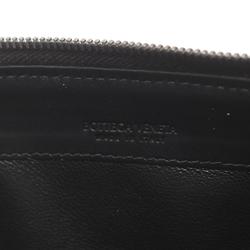 BOTTEGA VENETA Intrecciato Round Long Wallet Leather Men's Women's Black 510643V46511000