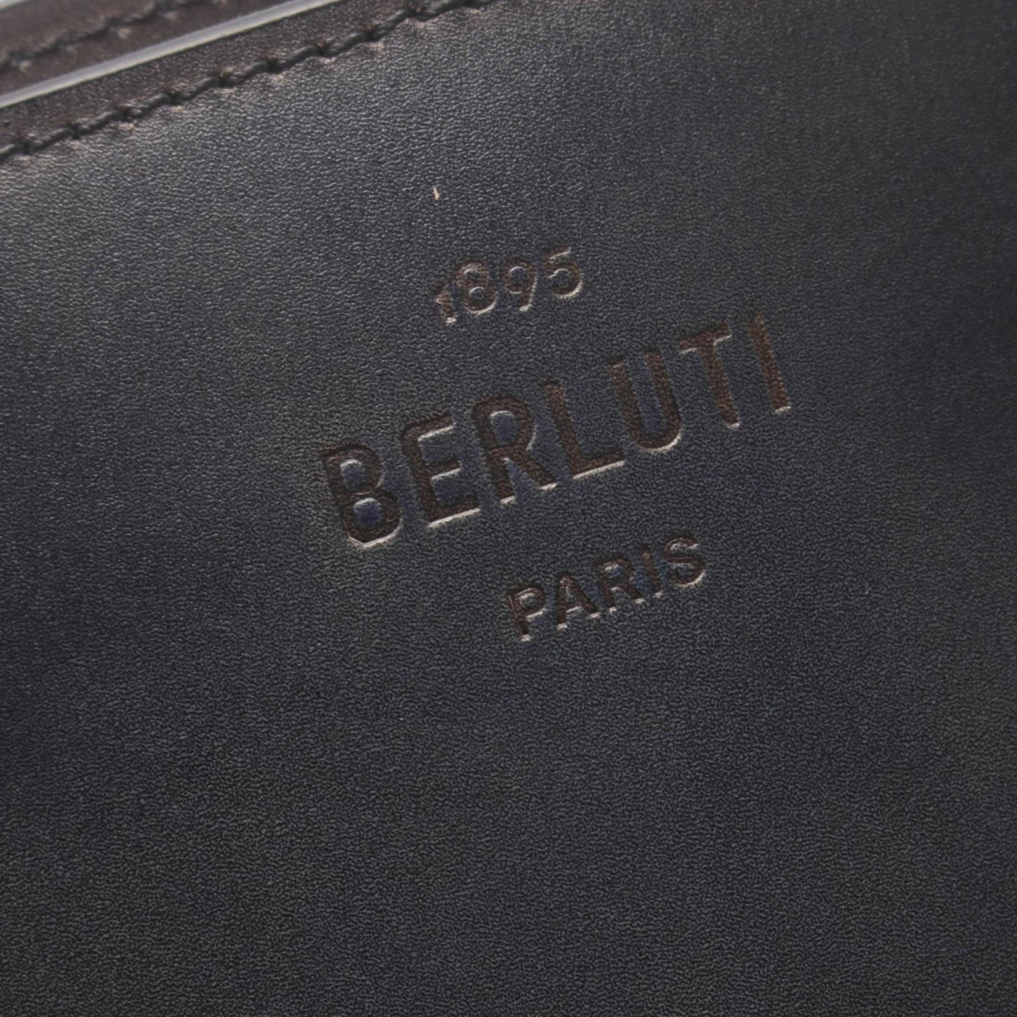 Berluti Toujours Tote Bag Leather Women's Navy