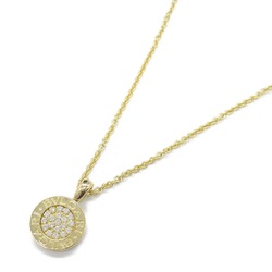 BVLGARI Pavé Diamond Necklace K18 (Yellow Gold) Ladies Clear