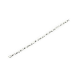 BVLGARI Lucia Bracelet, K18WG (White Gold), Diamond, Women's, Clear