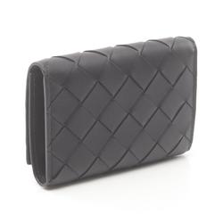 BOTTEGA VENETA Intrecciato Key Case Leather Men's Women's Black 630336VCPQ48803