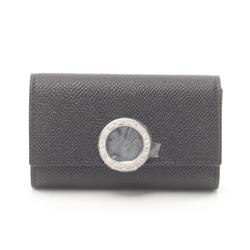 BVLGARI Bulgari Bvlgari Man Key Case Leather Men's Black 30422GRAINBLK