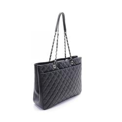 CHANEL Matelasse Large Bag Tote Caviar Skin (Grained Calf) Women's Black 91046