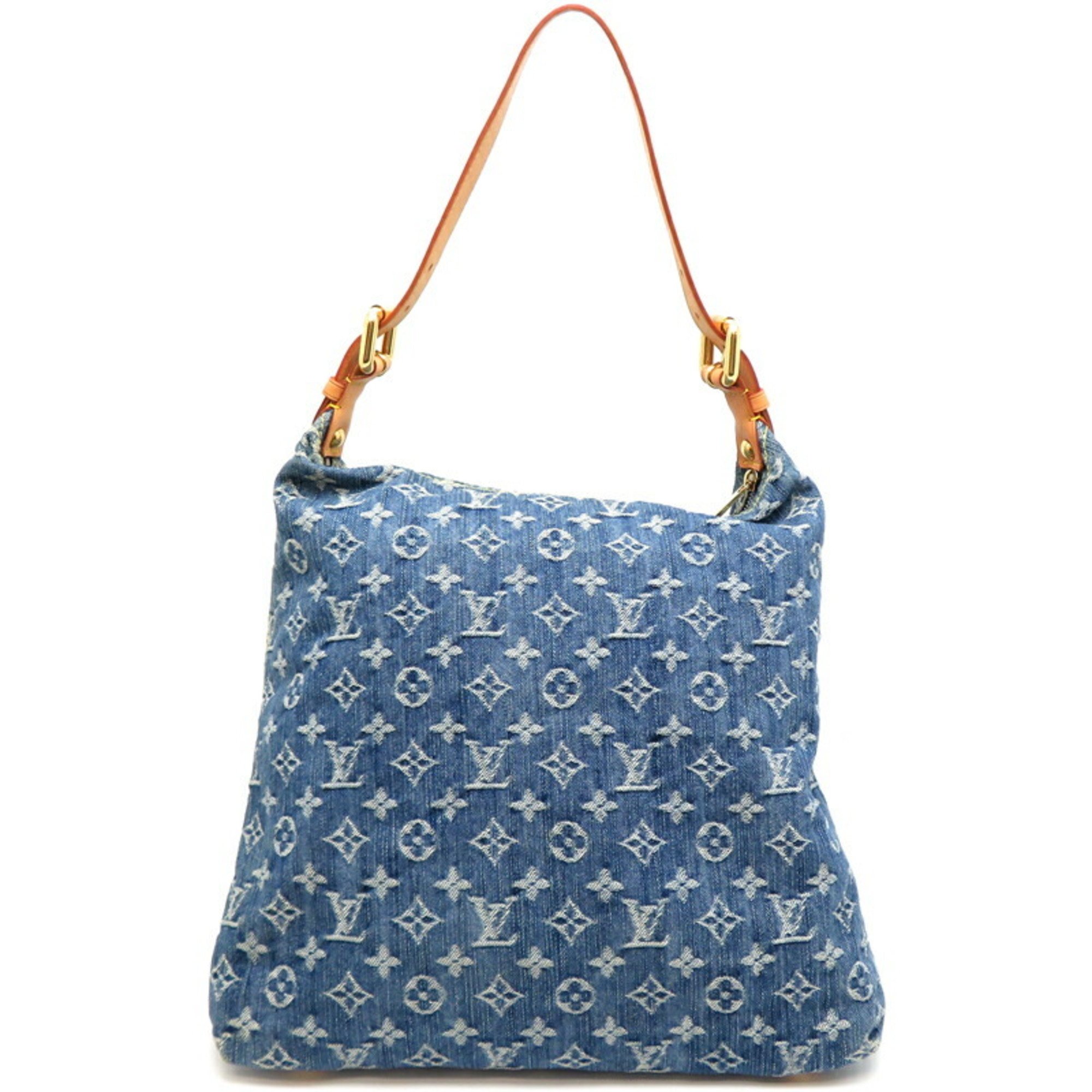 Louis Vuitton Baggy GM Women's Shoulder Bag M95048 Monogram Denim Blue