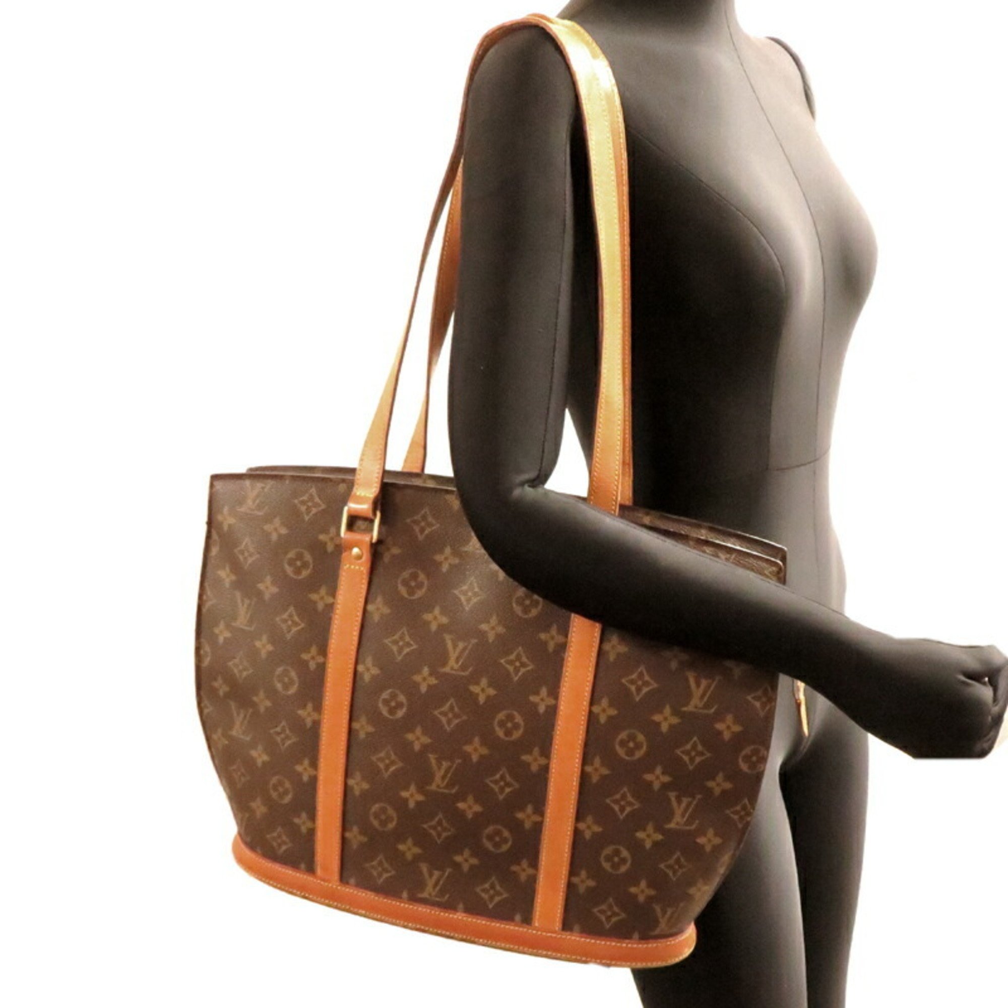 Louis Vuitton Shoulder Crack Babylon Women's Tote Bag M51102 Monogram Brown