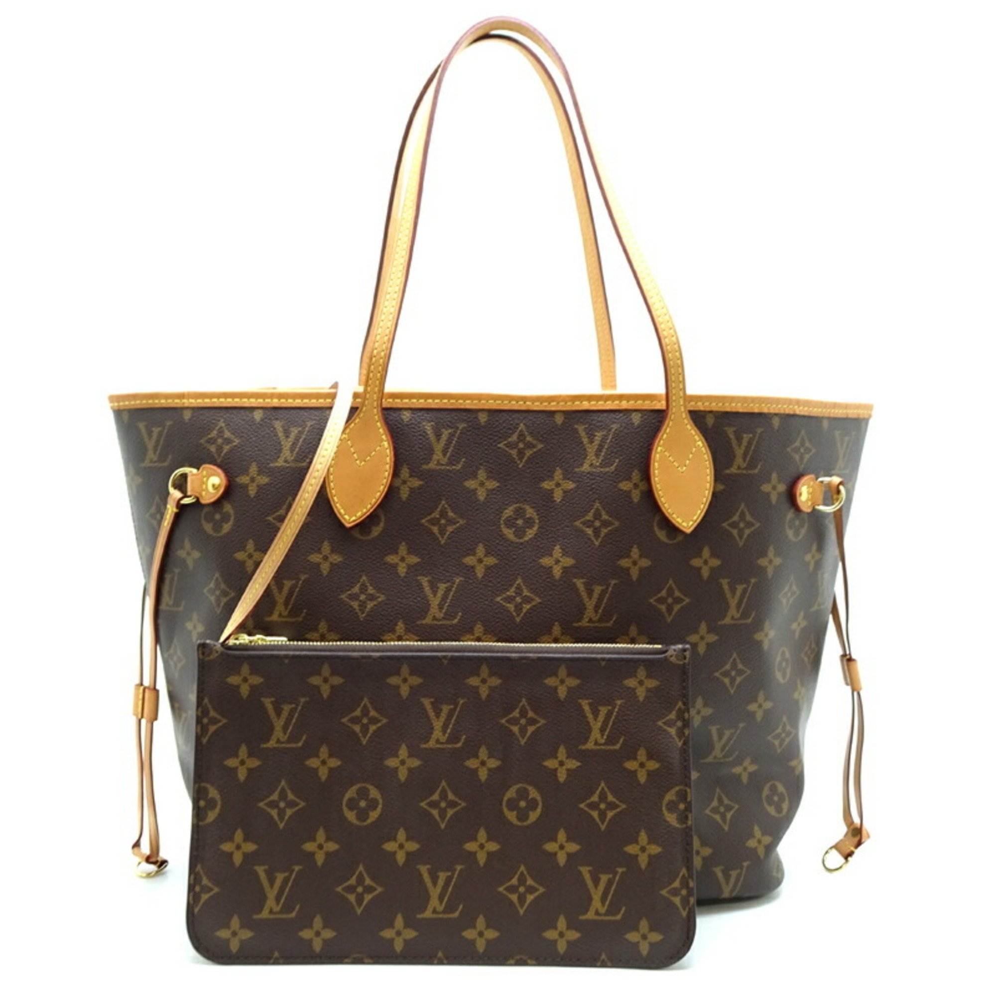 Louis Vuitton Neverfull MM Women's Tote Bag M46987 Monogram Brown