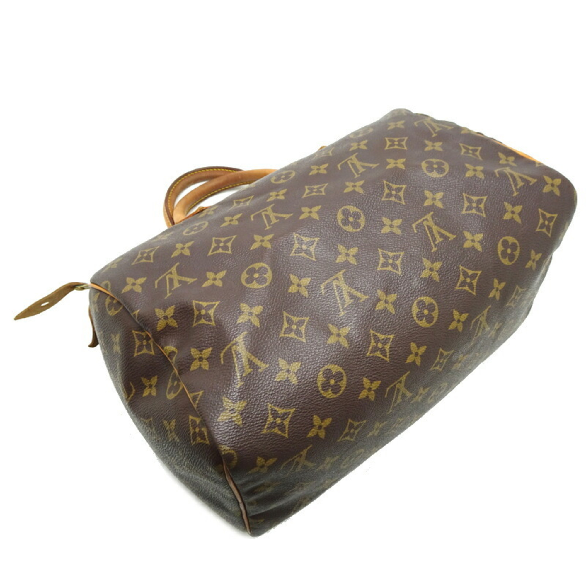 Louis Vuitton Speedy 30 Women's and Men's Boston Bag M41526 Monogram Brown