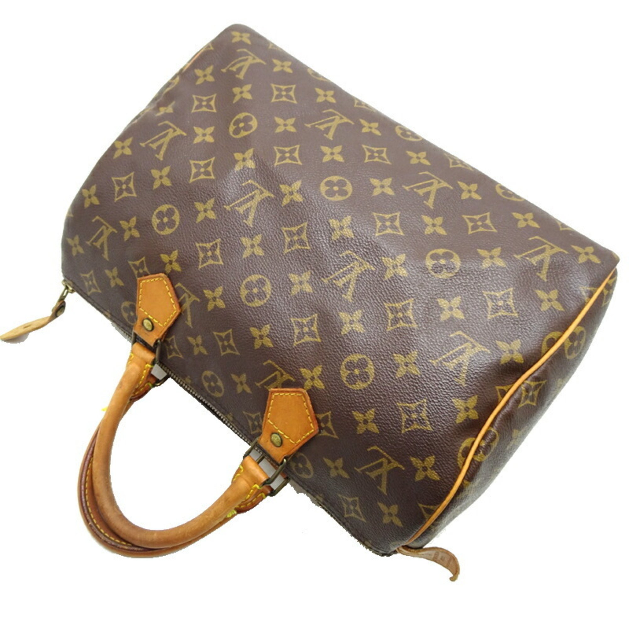 Louis Vuitton Speedy 30 Women's and Men's Boston Bag M41526 Monogram Brown