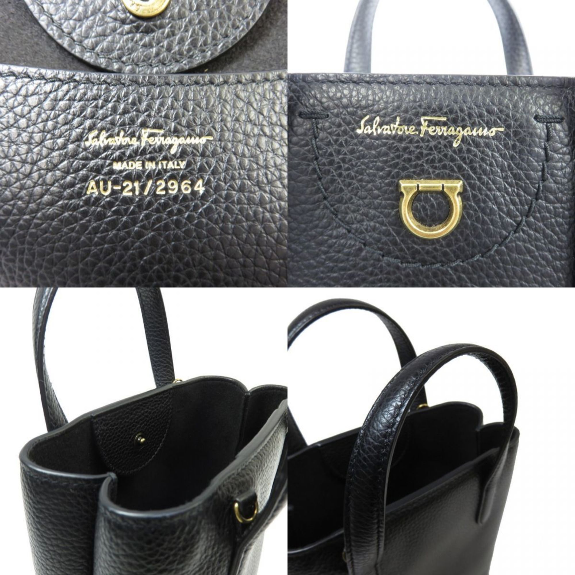 Salvatore Ferragamo Shoulder Bag Gancini 212964 758946