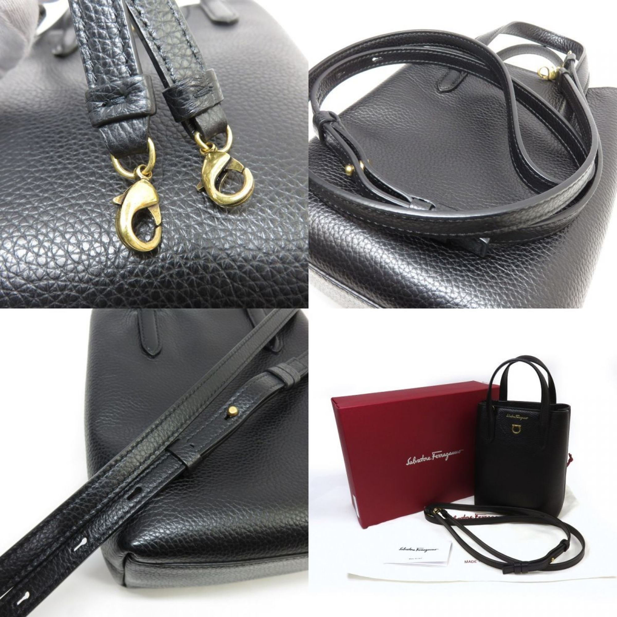 Salvatore Ferragamo Shoulder Bag Gancini 212964 758946