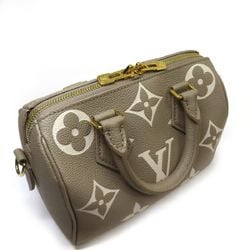 LOUIS VUITTON Louis Vuitton Bicolor Monogram Empreinte Speedy Bandouliere 20 M46575 Shoulder Bag