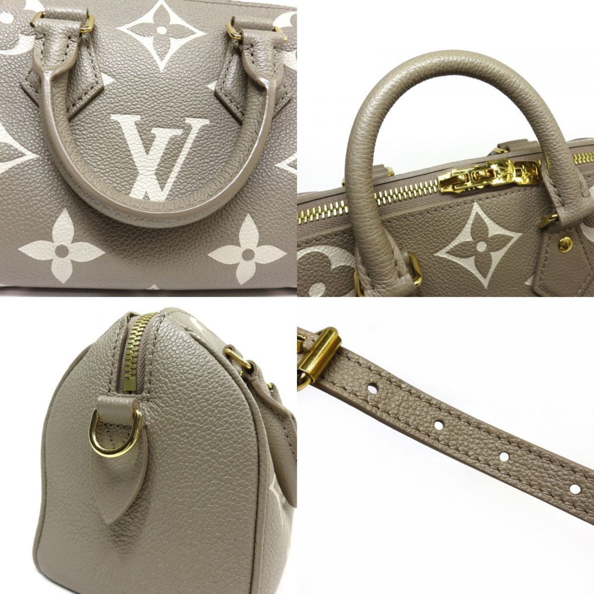 LOUIS VUITTON Louis Vuitton Bicolor Monogram Empreinte Speedy Bandouliere 20 M46575 Shoulder Bag