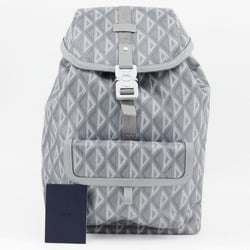 Christian Dior HIT THE ROAD Backpack Daypack 1ESBA021CDP PVC Gray Flap Men's