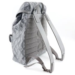 Christian Dior HIT THE ROAD Backpack Daypack 1ESBA021CDP PVC Gray Flap Men's