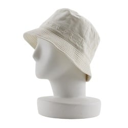 HERMES Bucket Hat H Embroidery Polyester x Nylon Off-White Women's