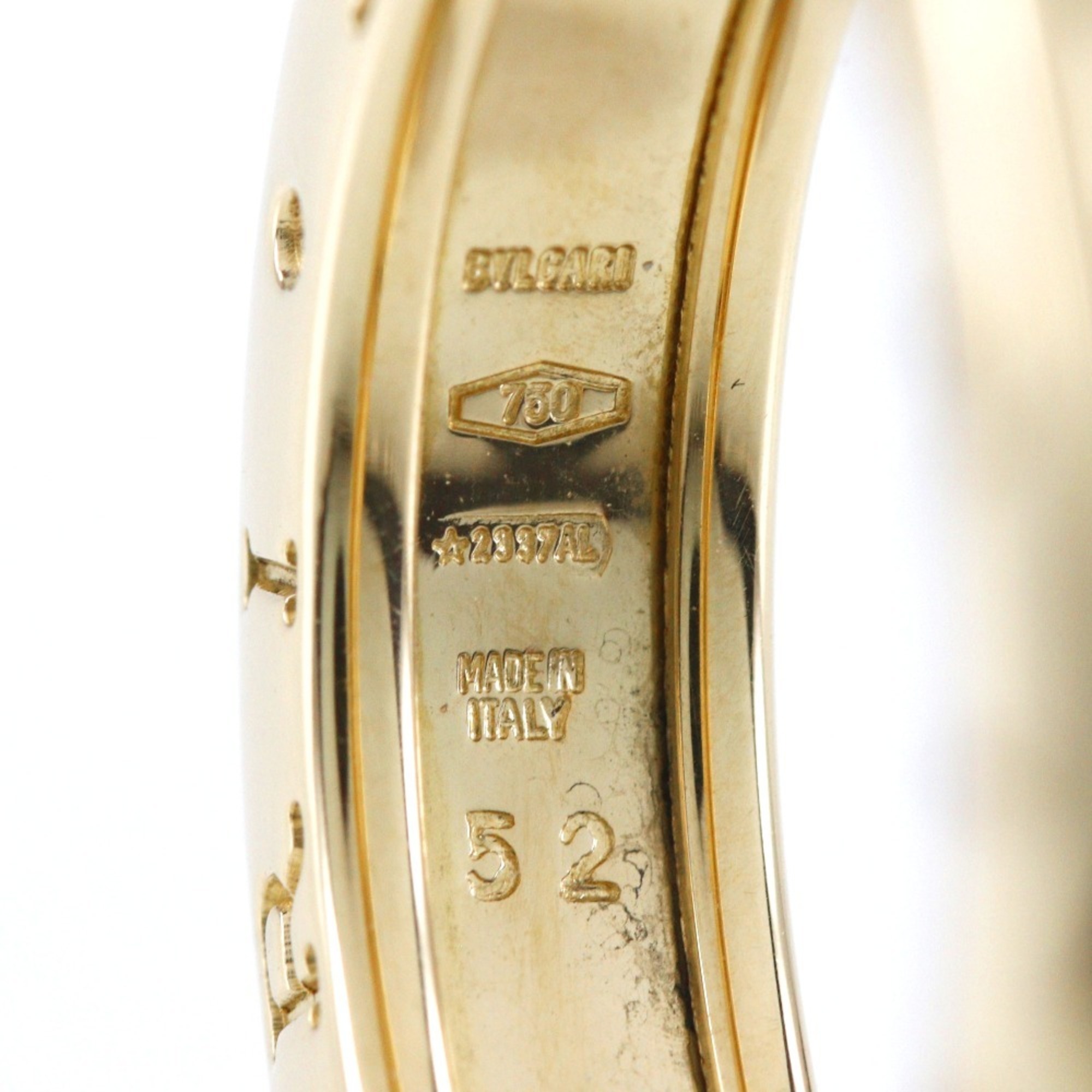 BVLGARI B-Zero1 size 12 ring, B-Zero1, 18K yellow gold, approx. 7.6g, ladies