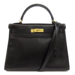 Hermes Kelly 32 Inner Stitching Handbag Box Calf Women's HERMES