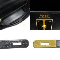 Hermes Kelly 32 Inner Stitching Handbag Box Calf Women's HERMES