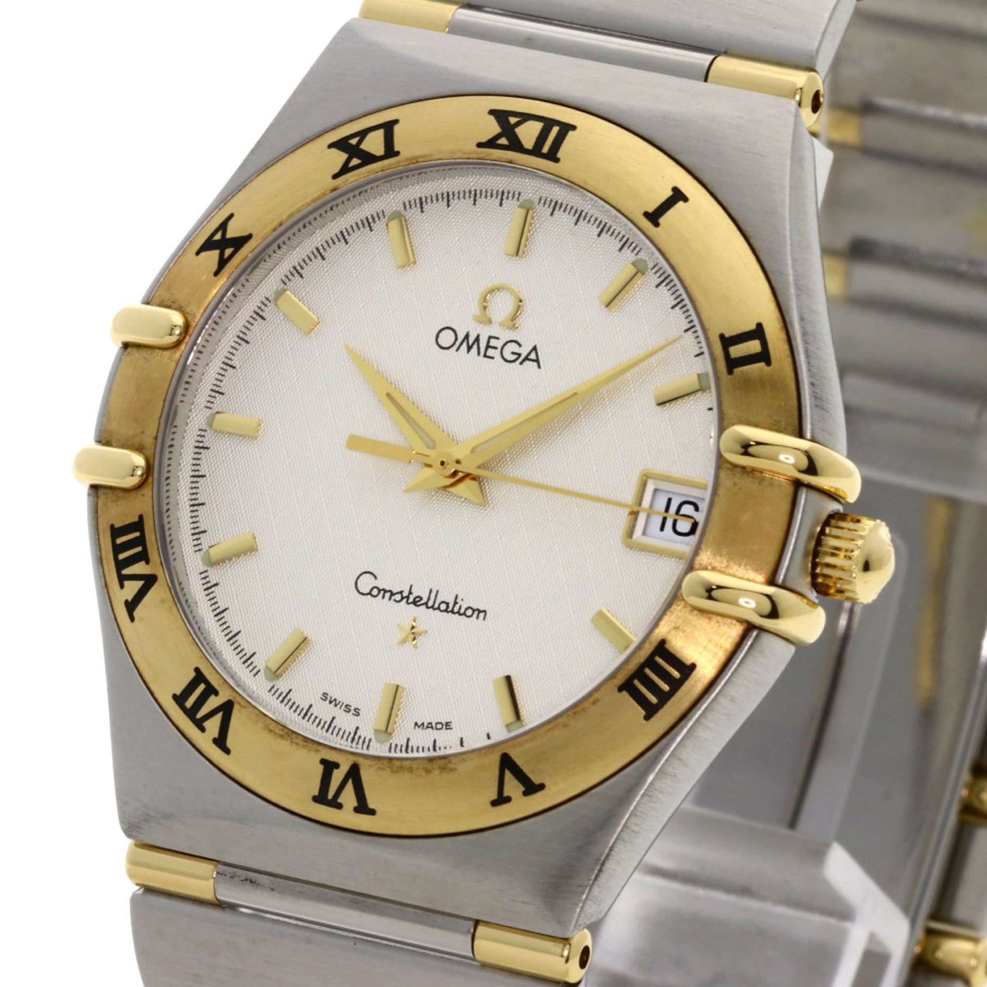 OMEGA 1312.30 Constellation Watch Stainless Steel SSxK18YG Men's