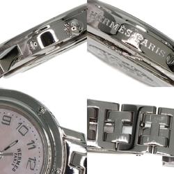 Hermes CL4.210 Clipper Nacle New Buckle Watch Stainless Steel SS Ladies HERMES