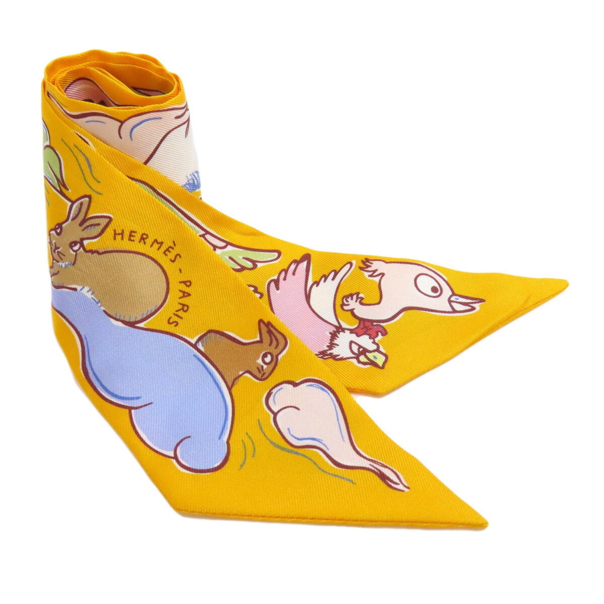 Hermes Twilly Scarf Silk Women's HERMES