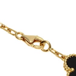 Van Cleef & Arpels Alhambra Onyx Bracelet, 18K Yellow Gold, Women's