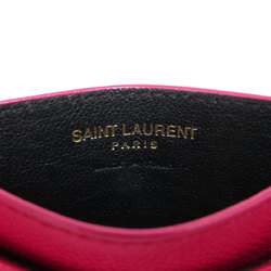 Yves Saint Laurent Business Card Holder/Card Case Leather Women's YVES SAINT LAURENT