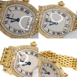 Cartier WA5006A3 Tortue SM Diamond Bezel Watch K18 Yellow Gold K18YG Women's CARTIER