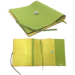 HERMES Hermes Serie Book Cover 037617CK-66 COUVRE-LIVRE HERCOBO I CHEVRE MYSORE Diary Agenda VERT ANIS Light Green Chevre Mysore