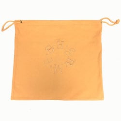 Hermes HERMES pouch 100% cotton orange