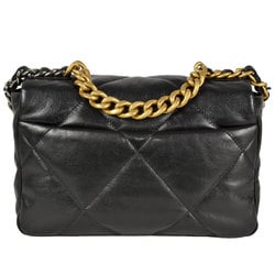 Chanel CHANEL 19 Handbag Shoulder Bag AS1160 Black Gold/