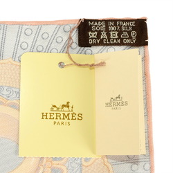 Hermes HERMES Carré 90 Samurai Armor Parures de Samourais Scarf Silk Corail Turquoise