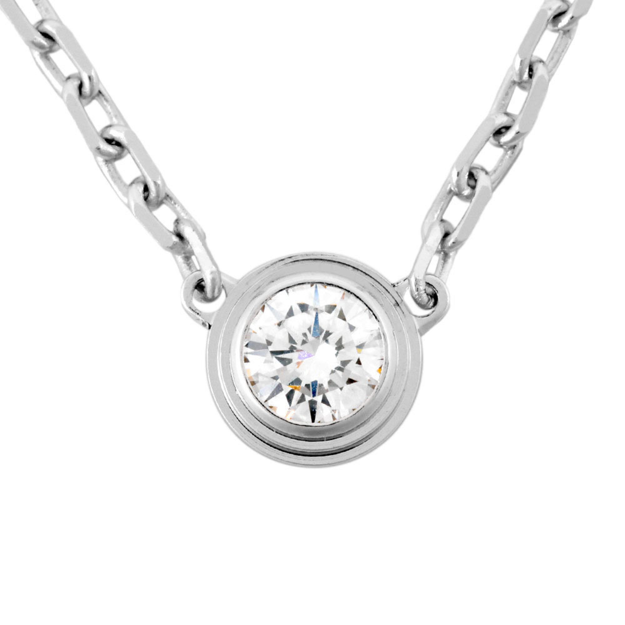 Cartier Amour SM Necklace Diamond 0.09ct K18WG Diamant Léger Ladies