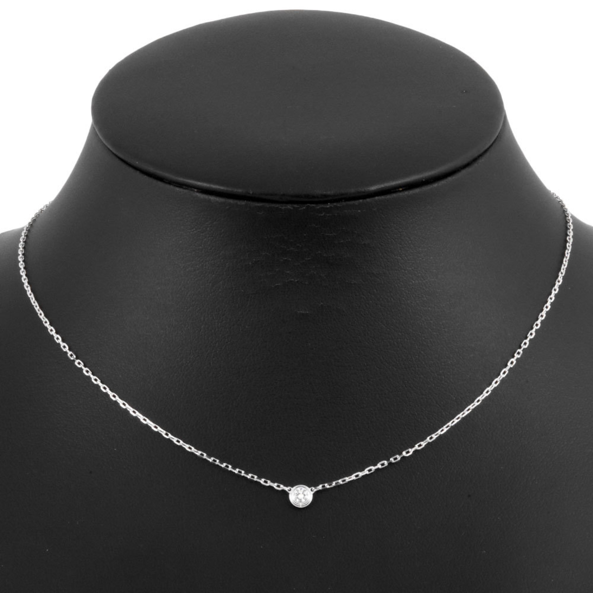 Cartier Amour SM Necklace Diamond 0.09ct K18WG Diamant Léger Ladies