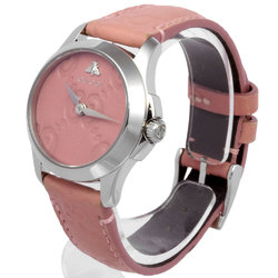 Gucci 126.5 G Timeless Watch Quartz Pink Dial Ladies