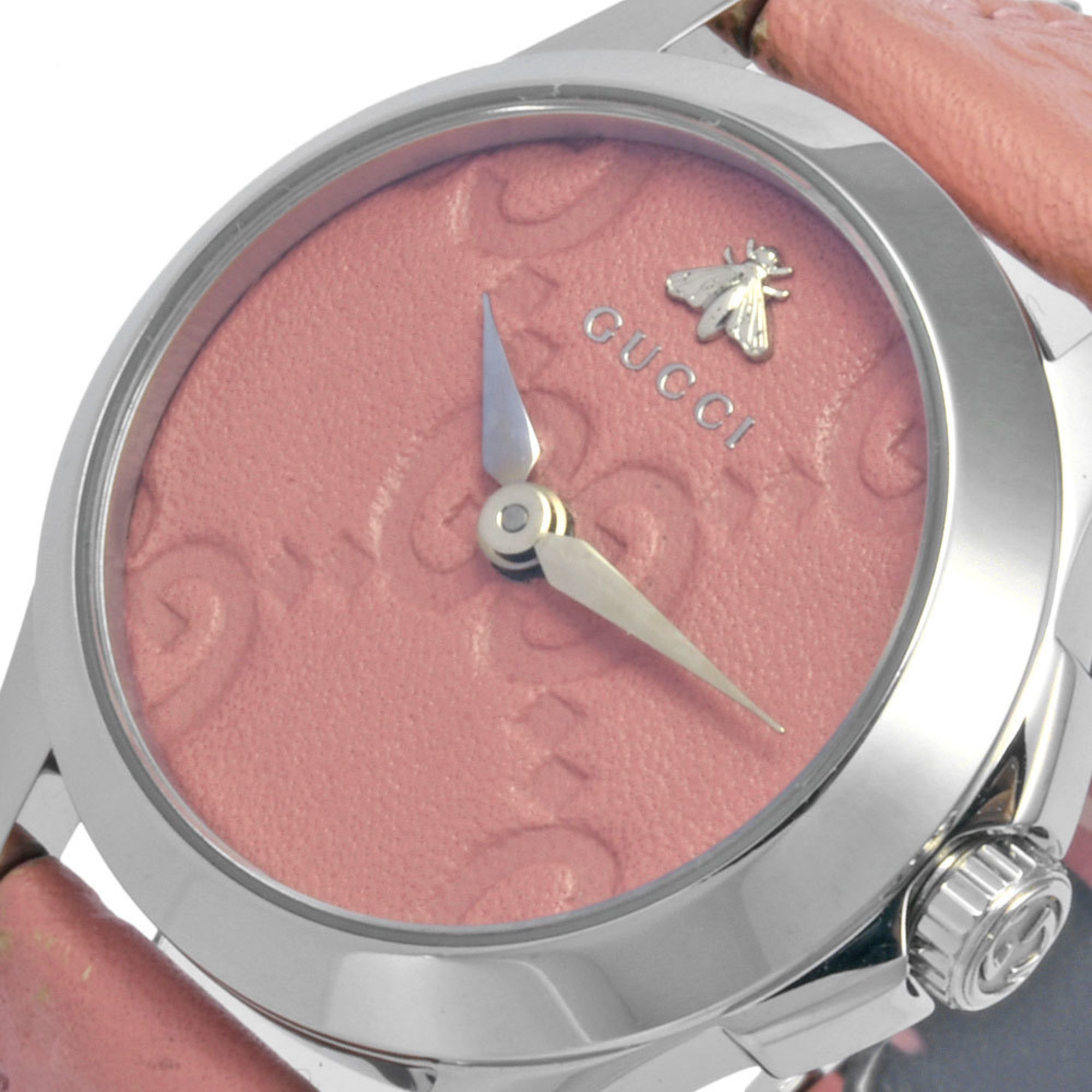 Gucci 126.5 G Timeless Watch Quartz Pink Dial Ladies