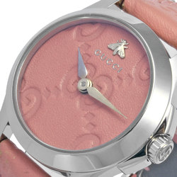 Gucci 126.5 G Timeless Watch Quartz Pink Dial Ladies