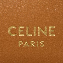 CELINE Card Case Coated Canvas Dark Brown Holder Business