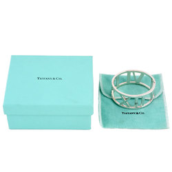 Tiffany & Co. Atlas Wide Bangle Cuff SV925 67.5g 15.5cm