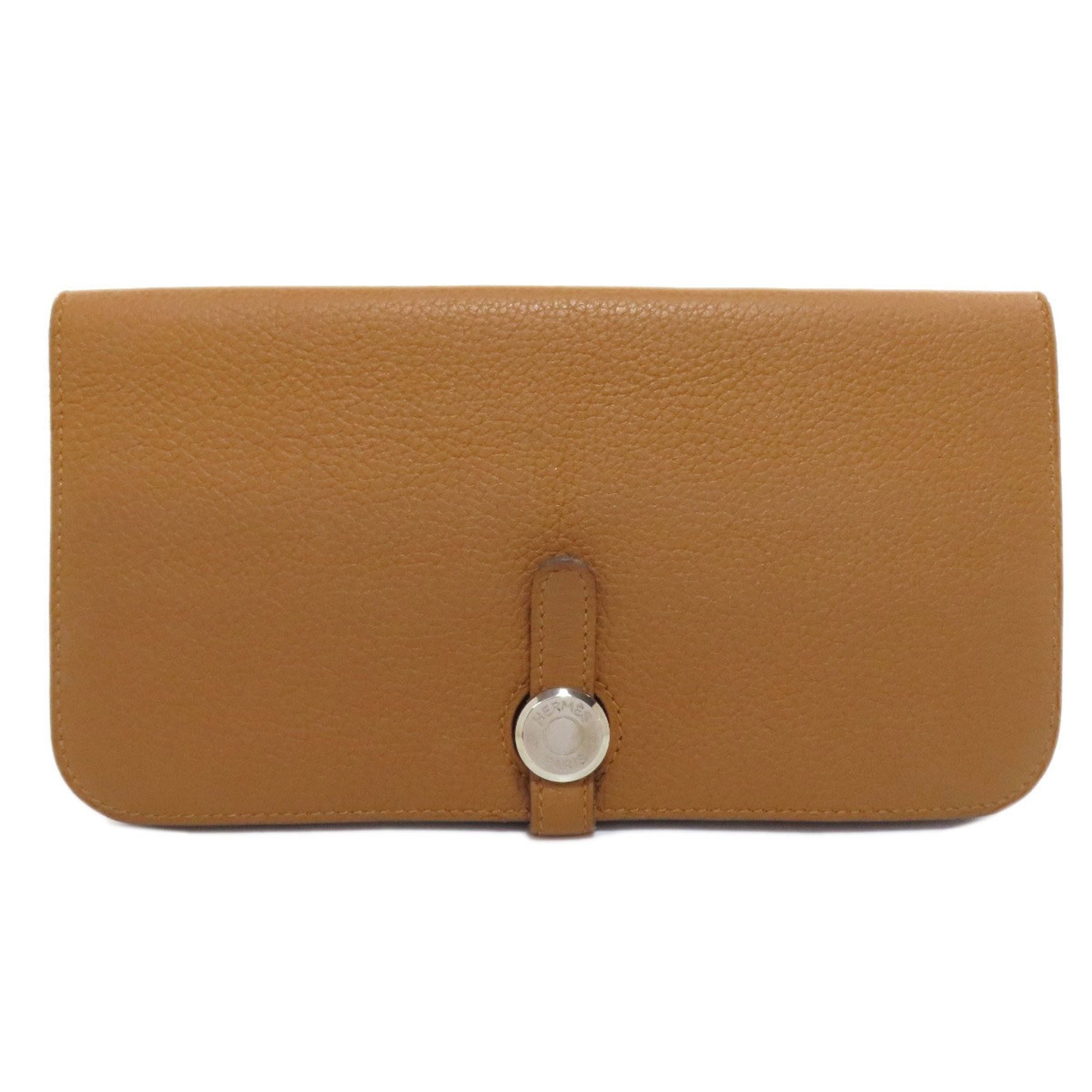 Hermes Dogon Long Wallet Taurillon Women's HERMES