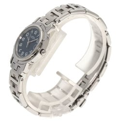 Hermes CL4.210 Clipper Watch Stainless Steel SS Ladies HERMES