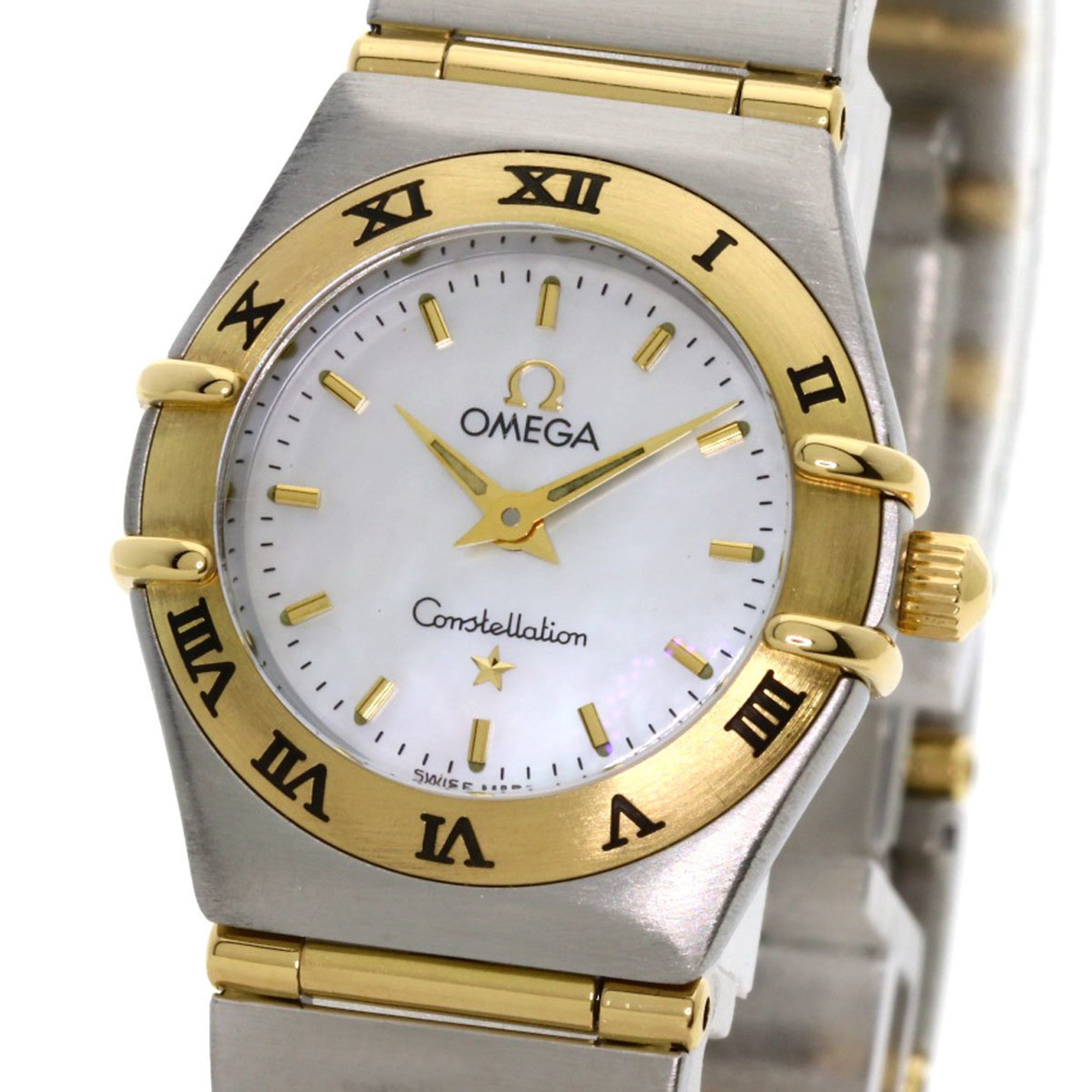 OMEGA 1262.70 Constellation Watch Stainless Steel SSxK18YG Ladies