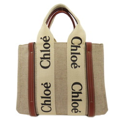 Chloé Chloe Woody Small Handbag Canvas Women's CHLOE