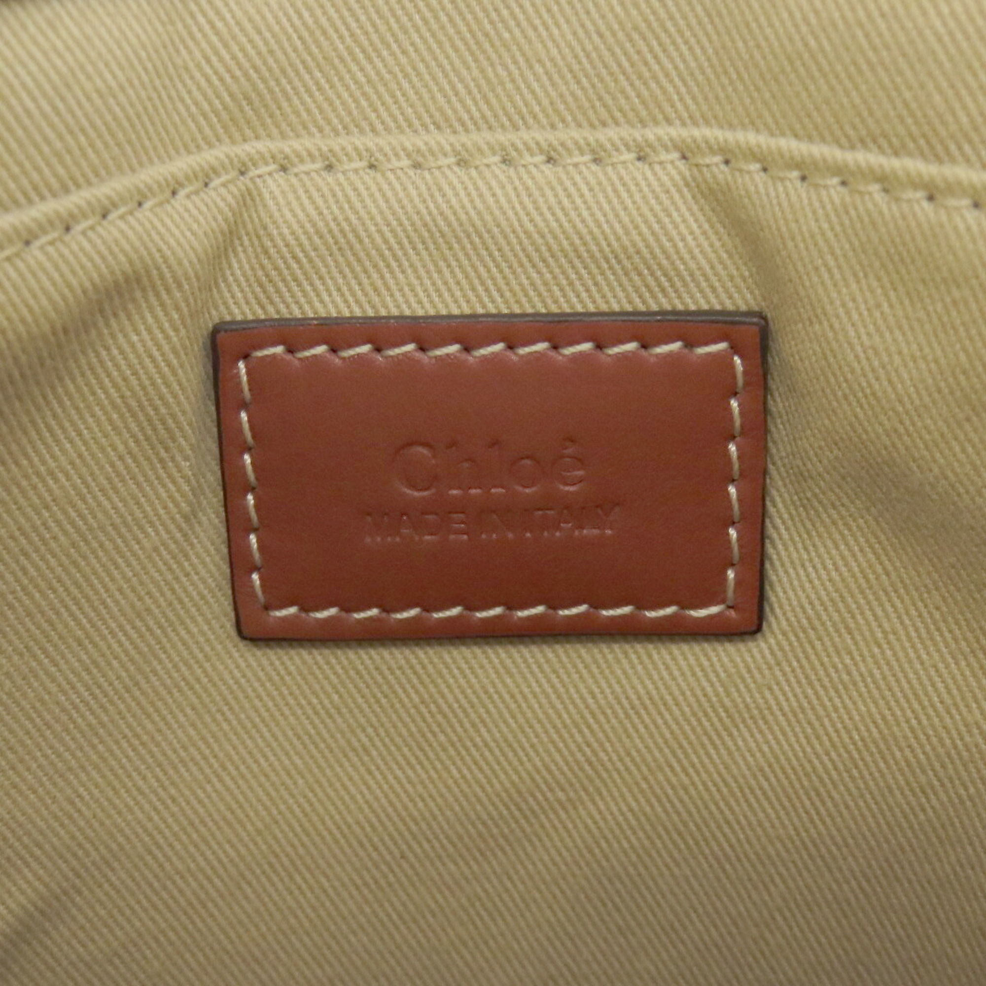 Chloé Chloe Woody Small Handbag Canvas Women's CHLOE